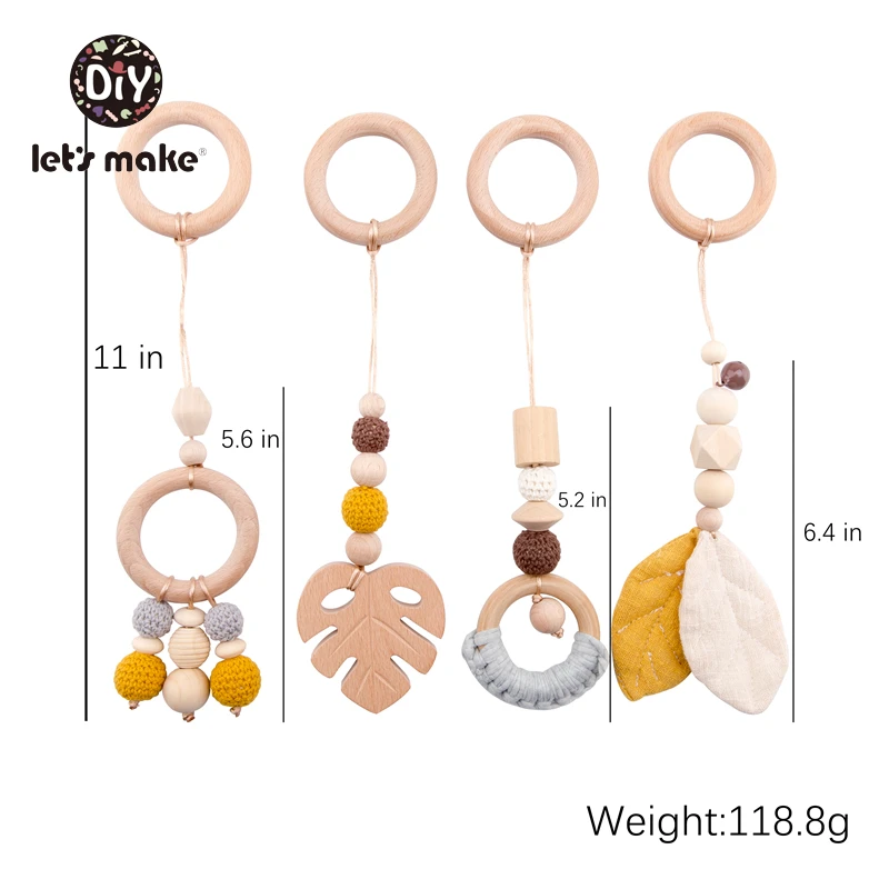 Давайте сделаем Игрушки для малышей 1 Набор/4 шт игровой тренировок деревянные