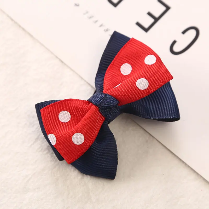Style 5 2 шт.; однотонные детские заколки для волос с бантом из ленты для девочек; заколки для волос; эксклюзивные заколки для волос; аксессуары для волос; головной убор принцессы ручной работы - Цвет: Style 5