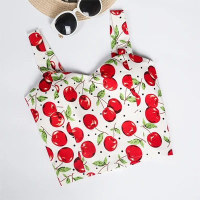 K tank tops Укороченный топ, короткий топ на бретельках, женский милый цветочный топ, женские топы Dill, черные сексуальные короткие топы на бретельках для женщин, женское Бюстье - Цвет: K tank tops
