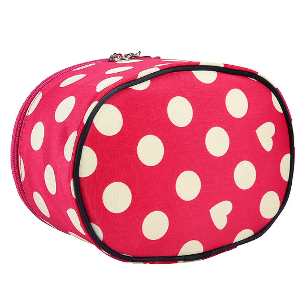 Женская переносная косметичка в горошек kosmetyczka przezzroczysta neceser mujer peque o trousse maquillage femme