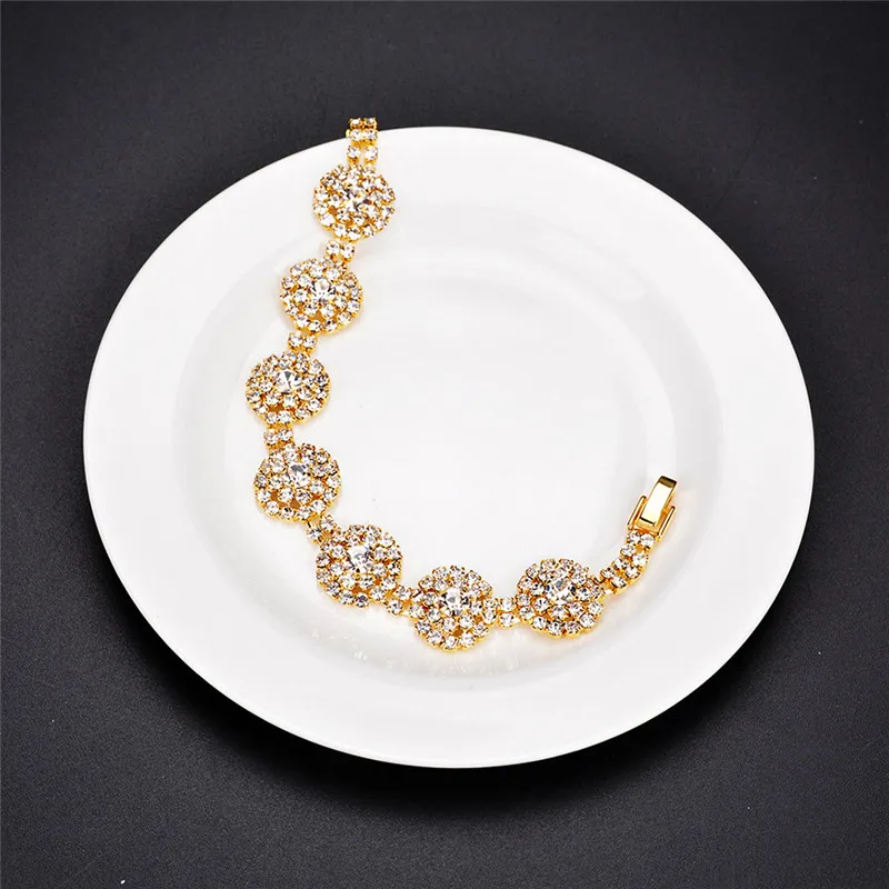 GS турецкий изысканный женский браслет ручной работы резной полный камень цветок