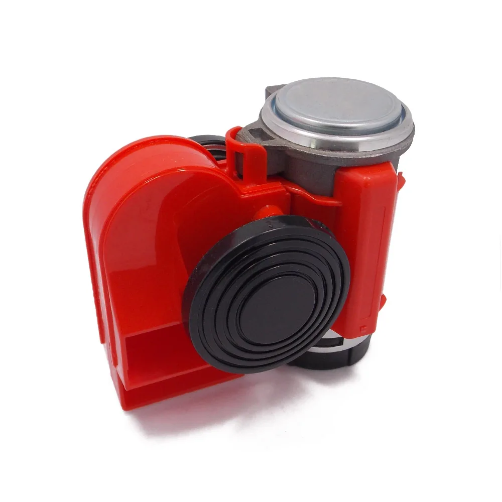 12 В 136db мотоцикл Красный Air Horn Улитка компактный для автомобилей Грузовик Ван