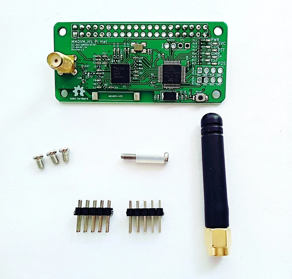 MMDVM Hotspot Pi-Star Support P25 DMR YSF Module+Antenna For Raspberry Pi | Электронные компоненты и