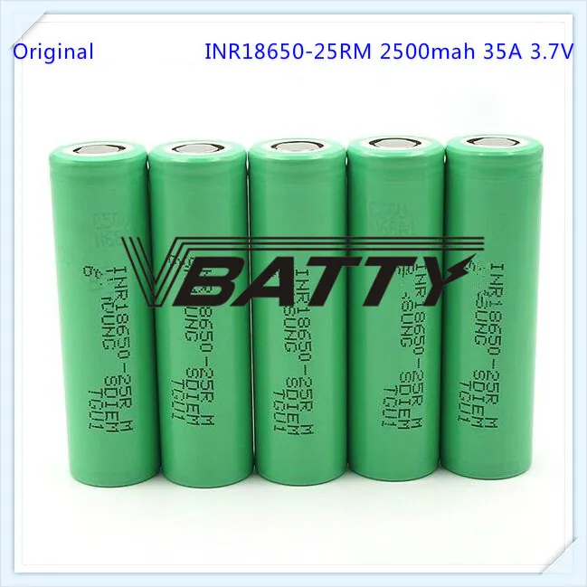 Для Samsung ICR18650 25RM батарея 2500mah 35A 3 7 V литий ионный аккумулятор Горячая Распродажа