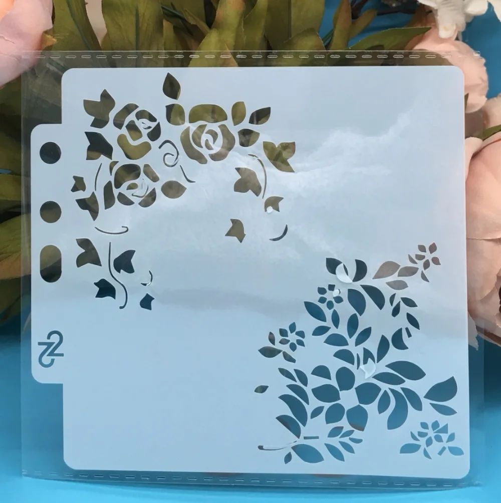 

13cm New Flower Floral DIY Layering Stencils Wall Painting Scrapbook Coloring Embossing Album Decorative Card Template