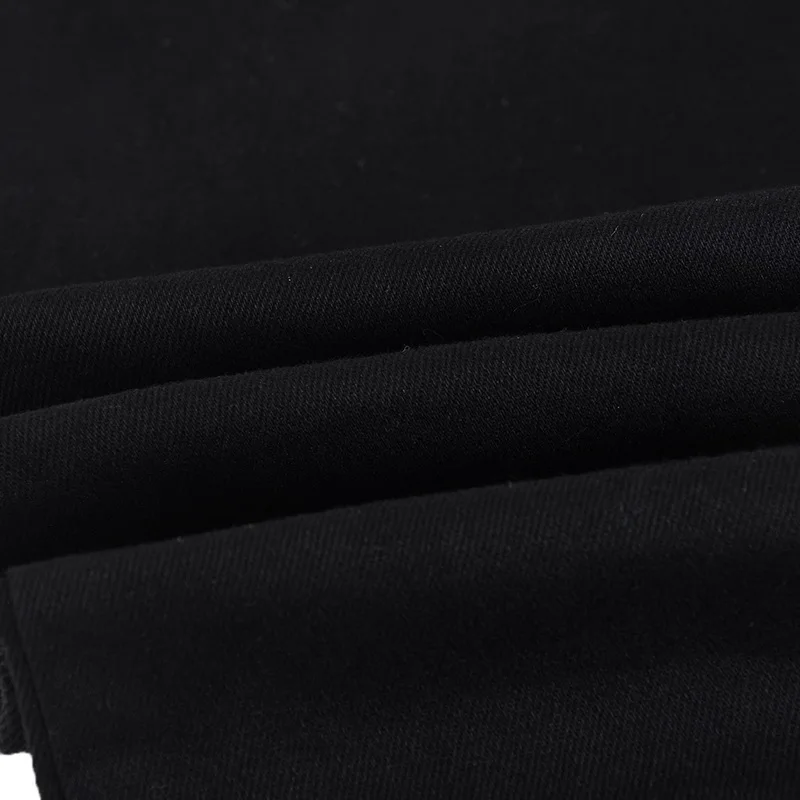 

2019 Hole Denim Black Jeans Mens Business Skinny Ripped Jeans homme Biker Pants Casual Stretch Pencil Pants Trousers men's pant