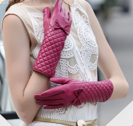 Осенне зимние женские модные утолщенные теплые перчатки из натуральной овечьей