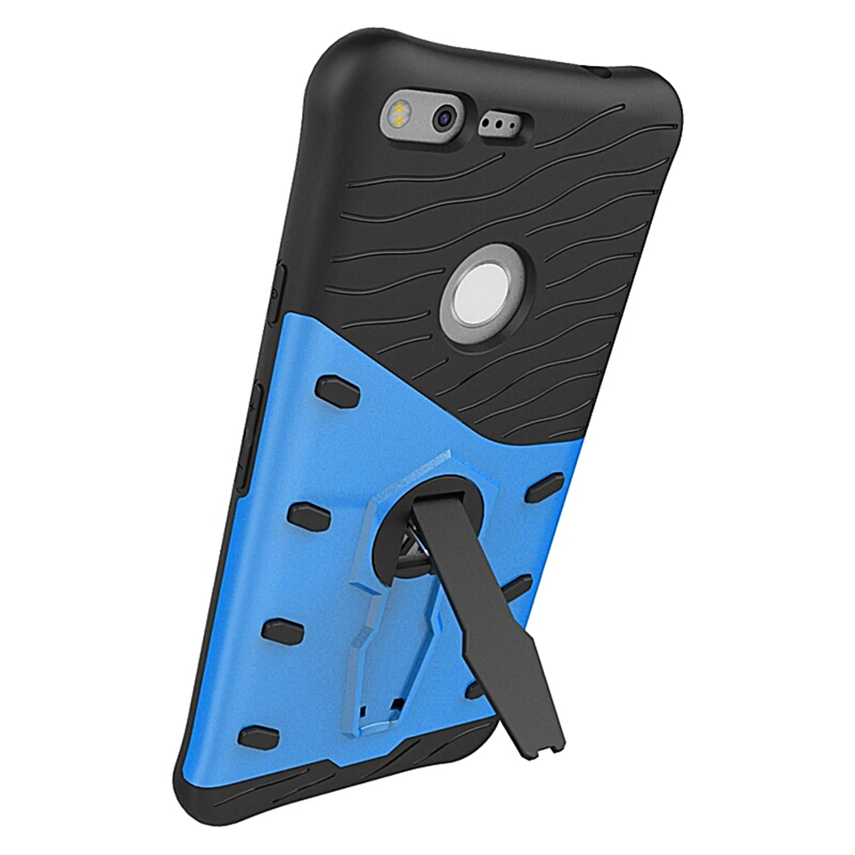 Крышка Для Google Pixel/Пиксел XL антидетонационных Вращающийся Стенд Телефон Case Броня