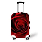 Чехол для чемодана на колесиках, 18-32 дюйма, с 3D-принтом розы