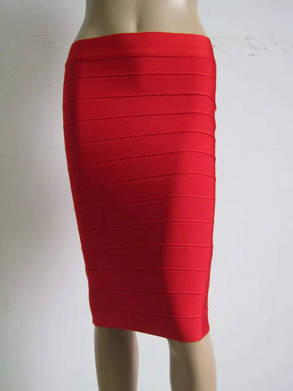 Оптовая продажа с фабрики новая разноцветная юбка эластичная трикотажная