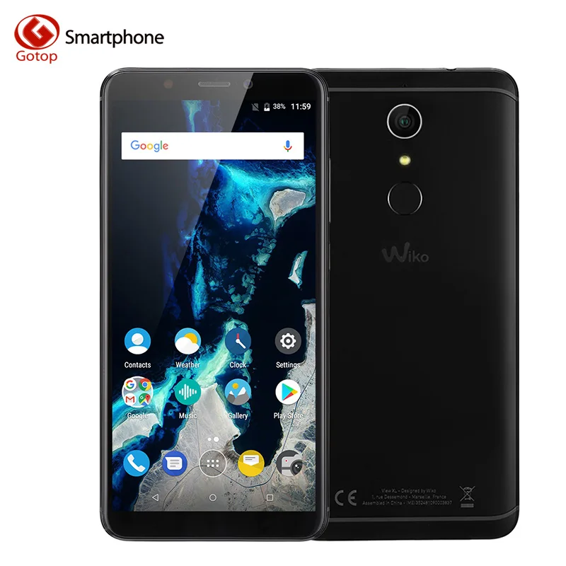 Смартфон Wiko VIEW XL Snapdragon 425 MSM8917 четырехъядерный 5 7 &quotHD + экран 3 ГБ ОЗУ 32 Гб ПЗУ