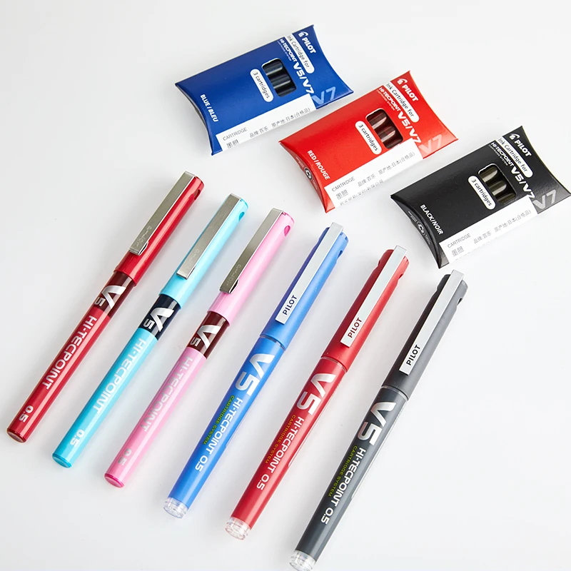 

Japan Pilot Gel Pen V5 Upgraded Version BX-V5 Signature Gel Pen 0.5mm Roller Pen Kawaii Stationary 1PCS