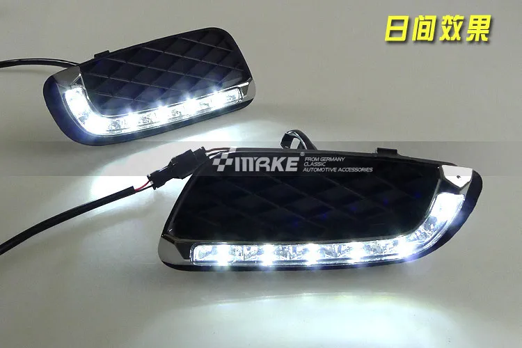 Бесплатная доставка светодиодные дневные ходовые огни для Mercedes Benz Smart Fortwo