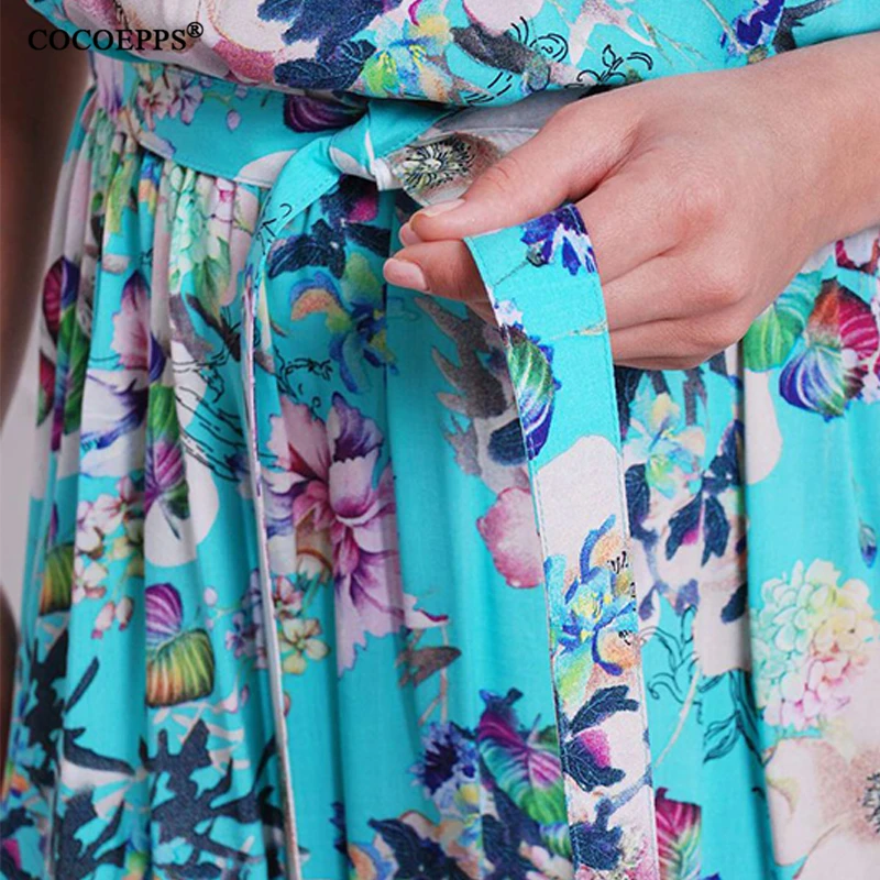 5XL 6XL женское Макси платье большого размера с 2019 летнее плюс пляжные Вечерние