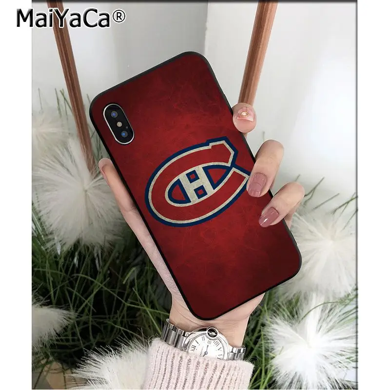 A15 MaiYaCa Montreal Canadiens TPU Мягкий силиконовый чехол для телефона для Apple iPhone 8 7 6 6S Plus X XS MAX 5 5S SE XR мобильных телефонов - Цвет: A15