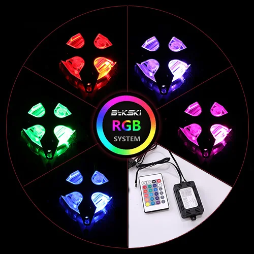 Bykski CPU водный блок для AMD Ryzen AM4 AM3 RGB 12V 4PIN Lihgting GT ROZ AM|cpu water block|water blockcpu |