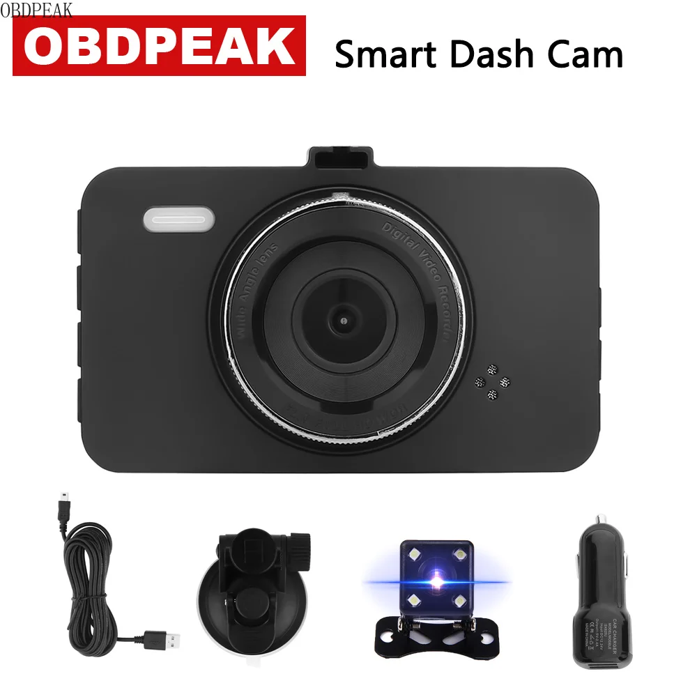 Умный видеорегистратор era 170 градусов 3 0 &quot1080 P 30fps dash cam зеркало заднего вида