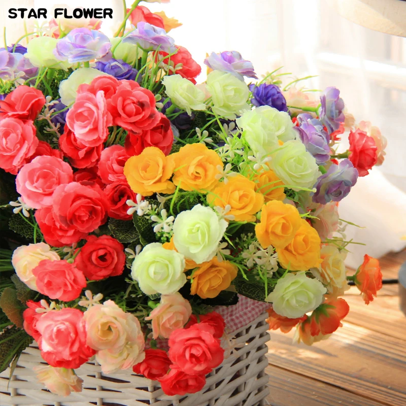 ЗВЕЗДА ЦВЕТОК Свадебные украшения искусственные цветы высокого класса выросли