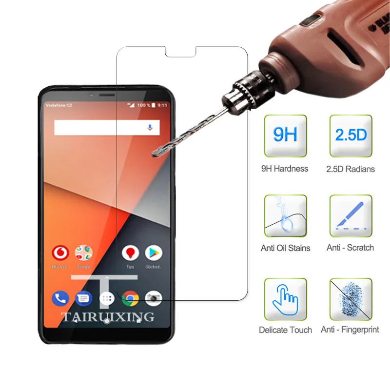 Закаленное стекло 9H для Vodafone Smart X9 защита экрана защитная стеклянная пленка