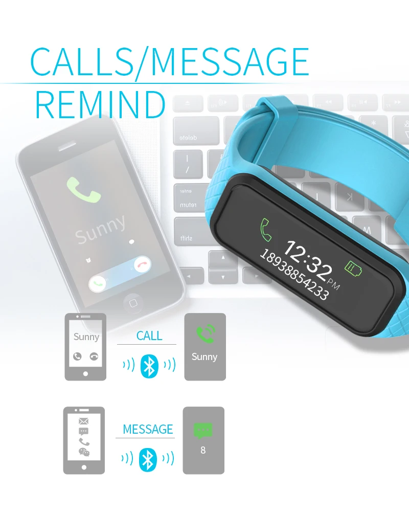 Новый Smart Band L38I Монитор сердечного ритма Bluetooth Браслет Smartwatch|Смарт-браслеты| |