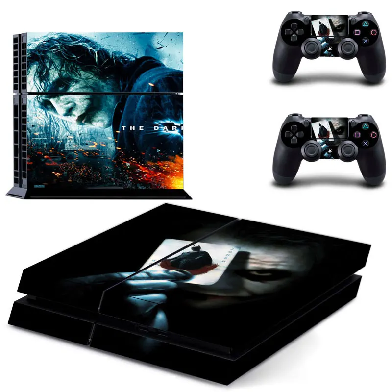 DC Joker PS4 наклейка для sony playstation 4 консоль и 2 контроллера skins PS4 наклейка s виниловый аксессуар