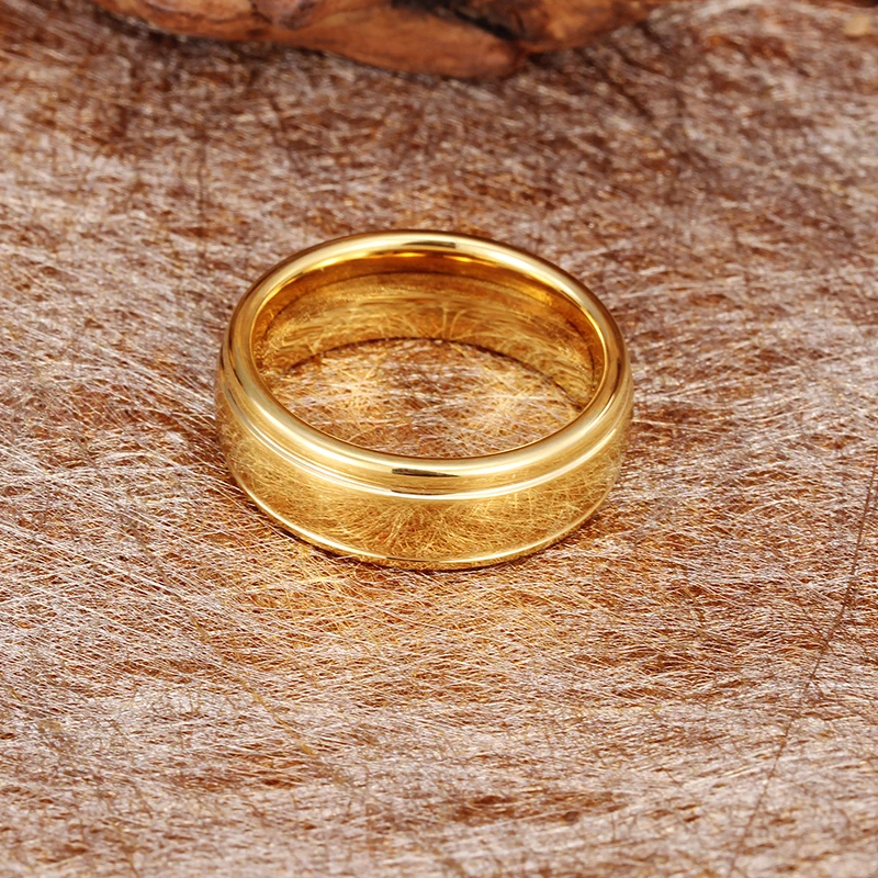 Кольцо мужское из вольфрамовой стали Размеры 6-13 ширина 7 мм | Украшения и