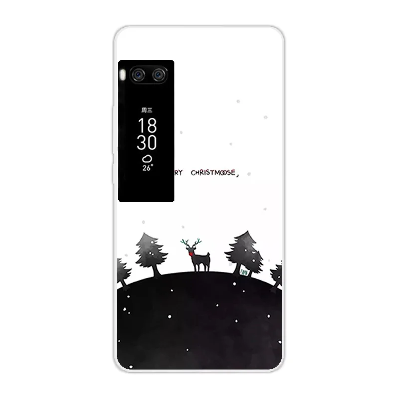 13 Роскошный ТПУ чехол для Meizu Pro 7 Plus, Рождественская ночь, задняя крышка для Meizu Pro 7 Plus, прозрачный чехол, оболочка корпуса телефона, Капа - Цвет: 13