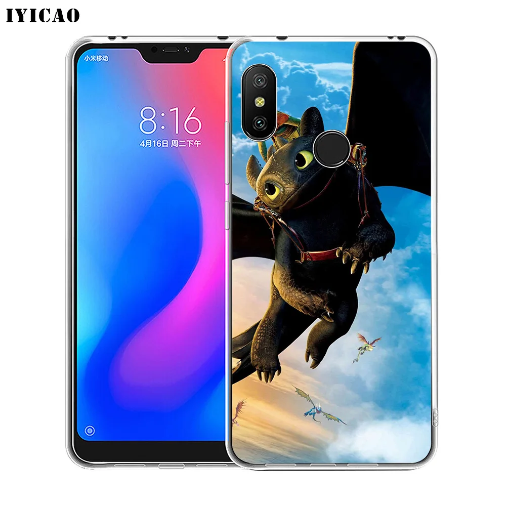 IYICAO How to Train Your Dragon Soft Silicone Phone Case for Xiaomi Redmi 4A 5A 6A Note 7 6 5 Pro Plus 4X Prime | Мобильные телефоны
