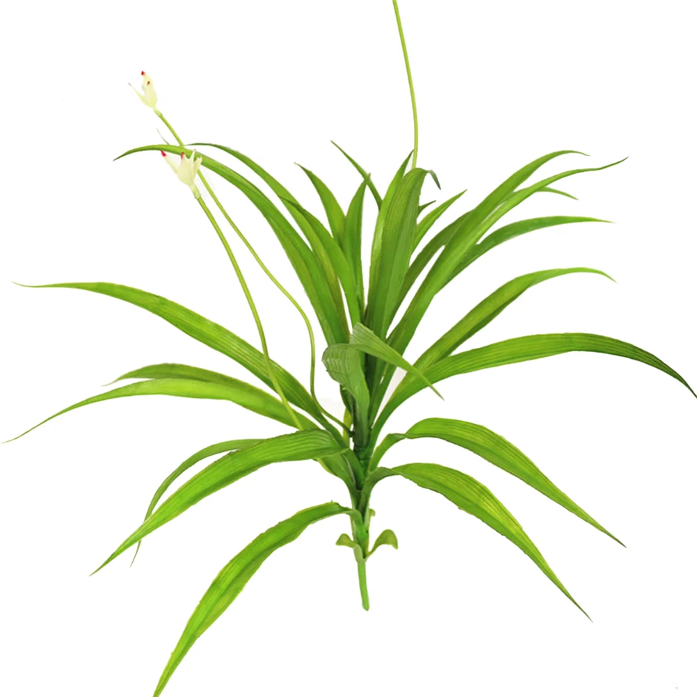 Искусственный Cymbidium Орхидея лист цветок растение искусственный букет для