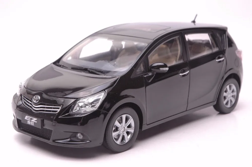 1:18 литая под давлением модель для Toyota E'Z Verso черная игрушечная машинка из сплава