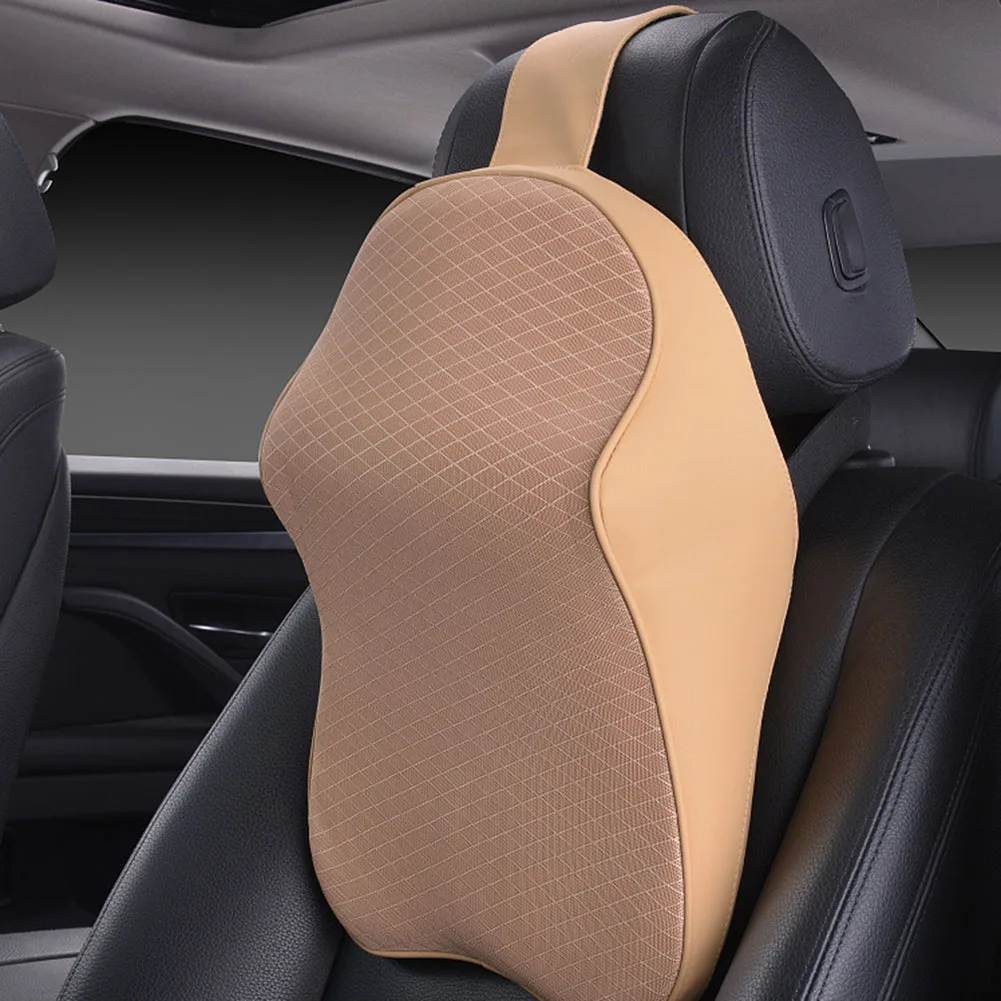 Автомобильная подушка на подголовник из пены с эффектом памяти|memory foam car|car head