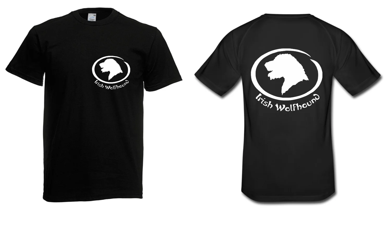 Men T Shirt 100% Cotton Print Shirts Herren T-Shirt Irish Wolfhound Bis 5XL Tee Shirt