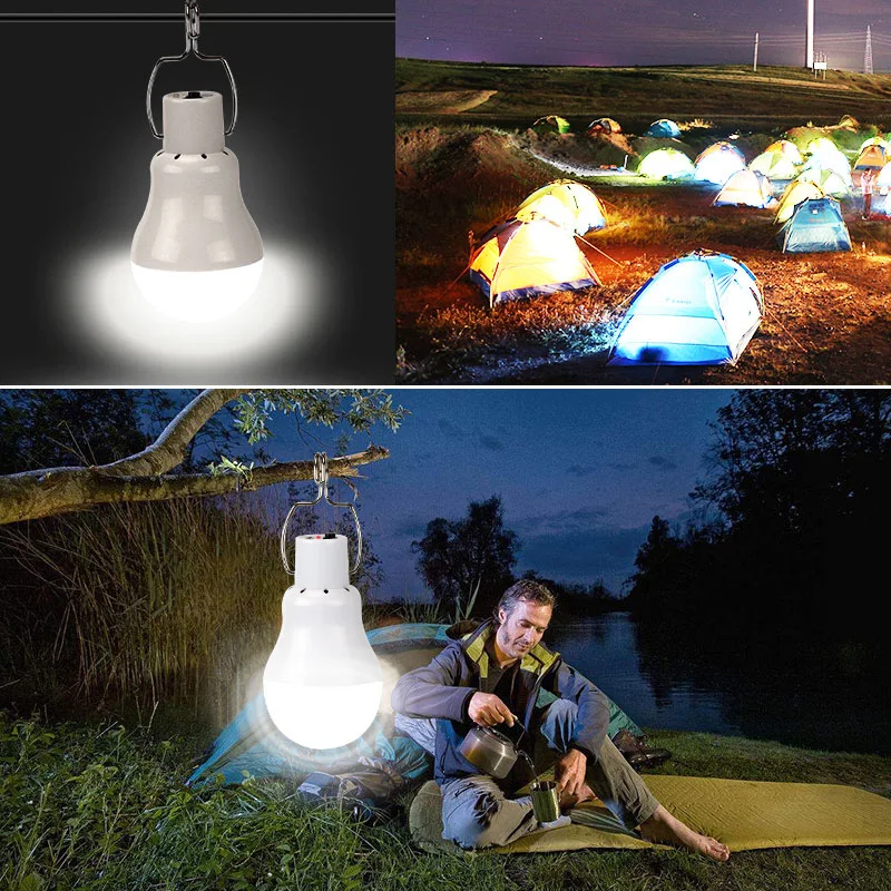 Портативная лампа для палатки 12LED Ночная солнечная панель кемпинговые огни с 3 0 м