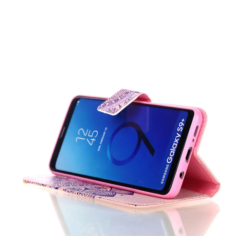 Wekays чехол для samsung Galaxy S9 плюс Красивая мультяшная бабочка кожаный Fundas Coque iphone Plus/S9 |
