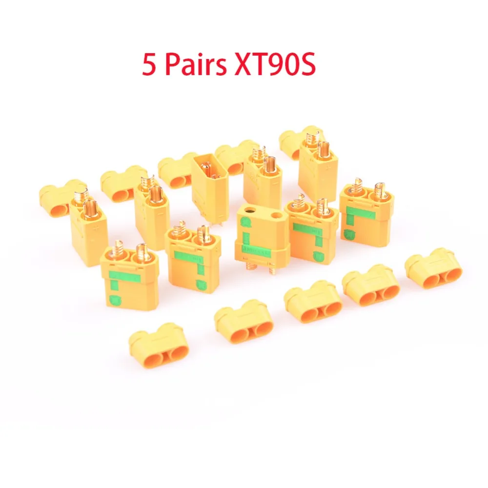 5 пар Amass XT90S XT90-S Штекерный разъем с защитой от зажигания для RC DIY FPV Дрон автомобиль