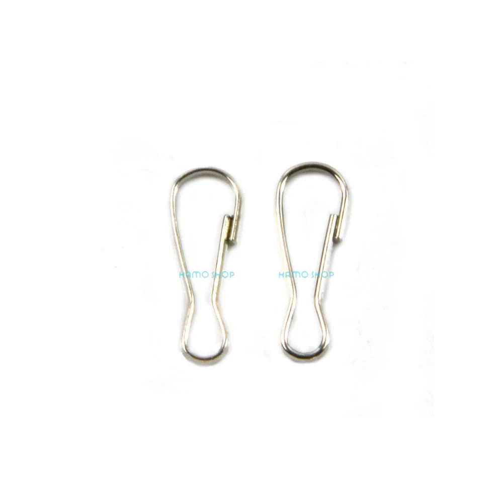 100 шт. 16 мм металлическая защелка шнурка зажимы карабин для кемпинга застежка