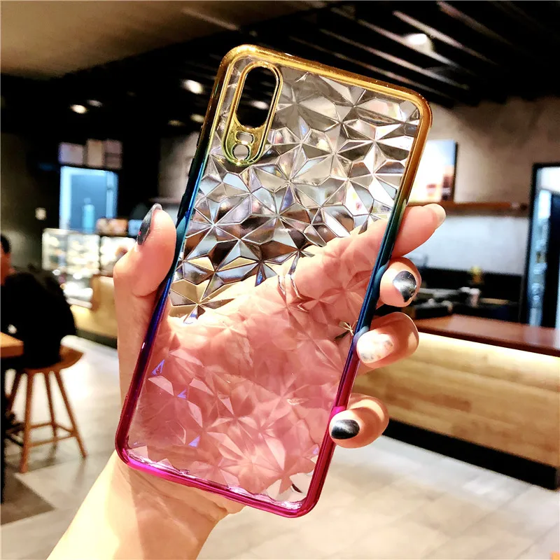 Чехол для huawei Nova 4 3 мягкий полностью силиконовый чехол из ТПУ с 3D кристаллами