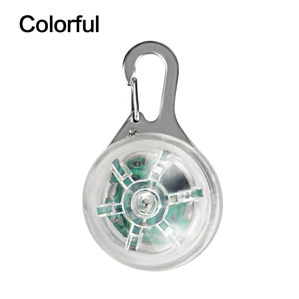 RGB White/Red/RGB/Bule Pet Safety Night light Lamp Cat Dog Collars Pendant Glowing Flash light Luminous Bright in Dark Pet Supplies - Испускаемый цвет: RGB