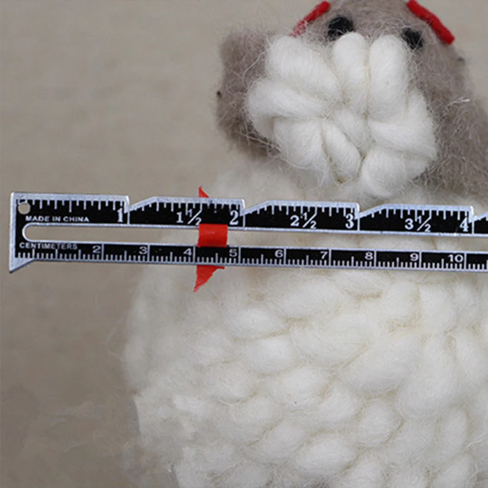 2 шт Вязание измерительная линейка в стиле пэчворк с раздвижные регулируемый