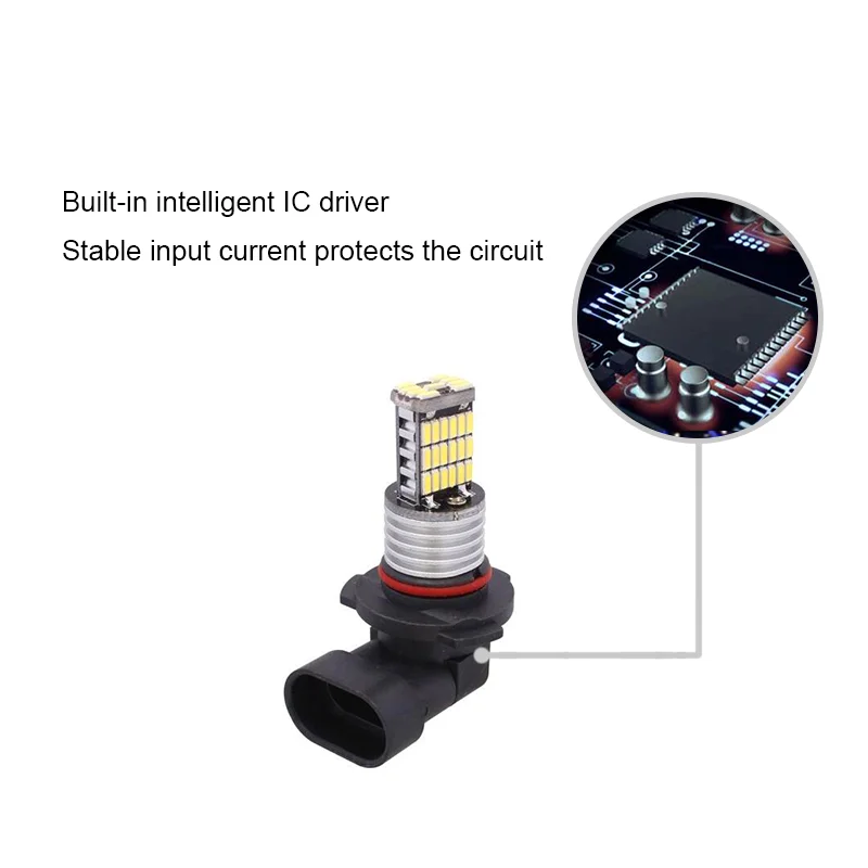 2 шт. H8 H11 9005 9006 светодиодные противотумансветильник ры 4014SMD 6500K белые