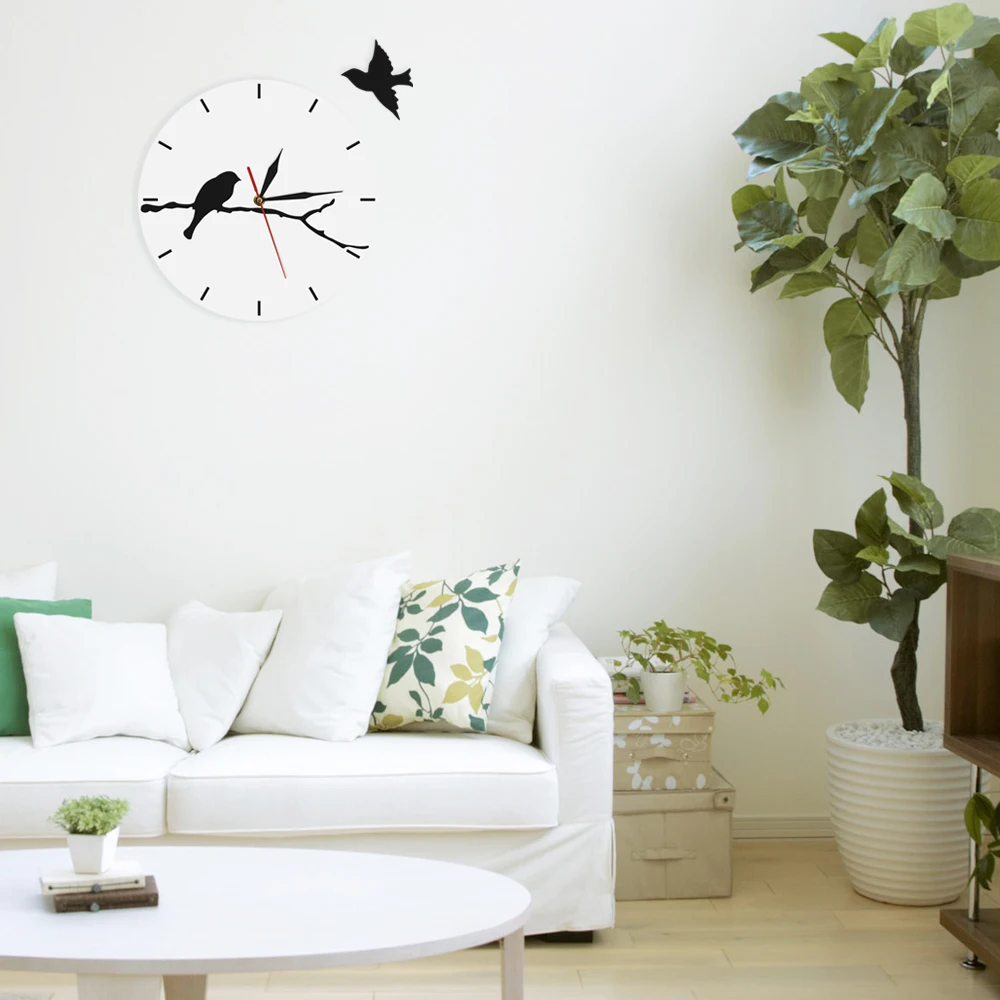 1 шт. настенные кварцевые часы с животными|quartz wall clock|bird clockclock animals |