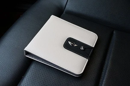 beige(mini) Универсальная высококачественная CD сумка для хранения зонтика для MINI COOPER car styling для Countryman R50 R53 R55 R56 F55 F56 F54 F60 ect - Название цвета: beige(mini)