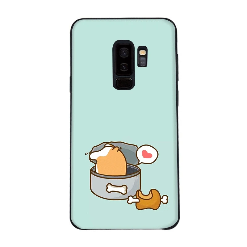 Чехол для телефона черный мягкий TPU милый чехол Samsung Galaxy S10 S10E M10 M20 M30 M40 S6 S7 Edge S8 S9 Plus