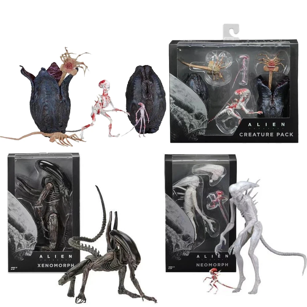 Фильм AVP пришельцы против Хищника Figura серия чужой Xenomorph патто Neomorph Creatura Pacchetto ПВХ