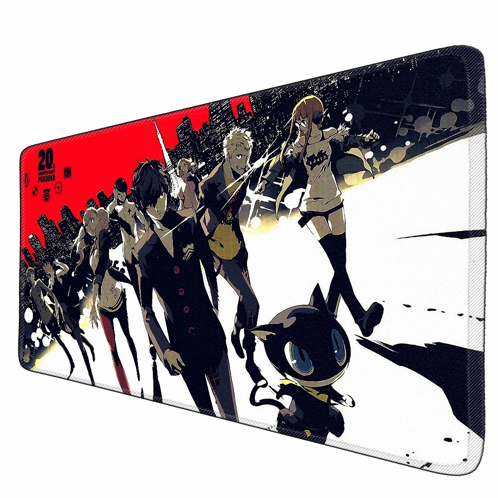 YIMAOC 30*60 cm Large Mouse Pad Gamer Mousepad Rubber Gaming Desk Mat with Locking Edge Persona 5 - Цвет: MP1 30x60cm