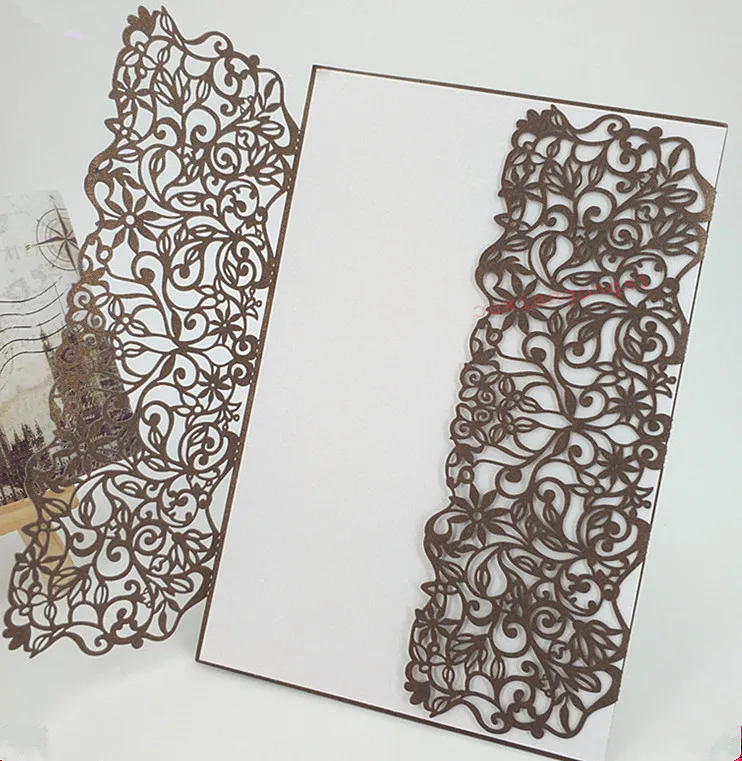 10 шт. лазерная резка свадебные пригласительные открытки приглашения на день