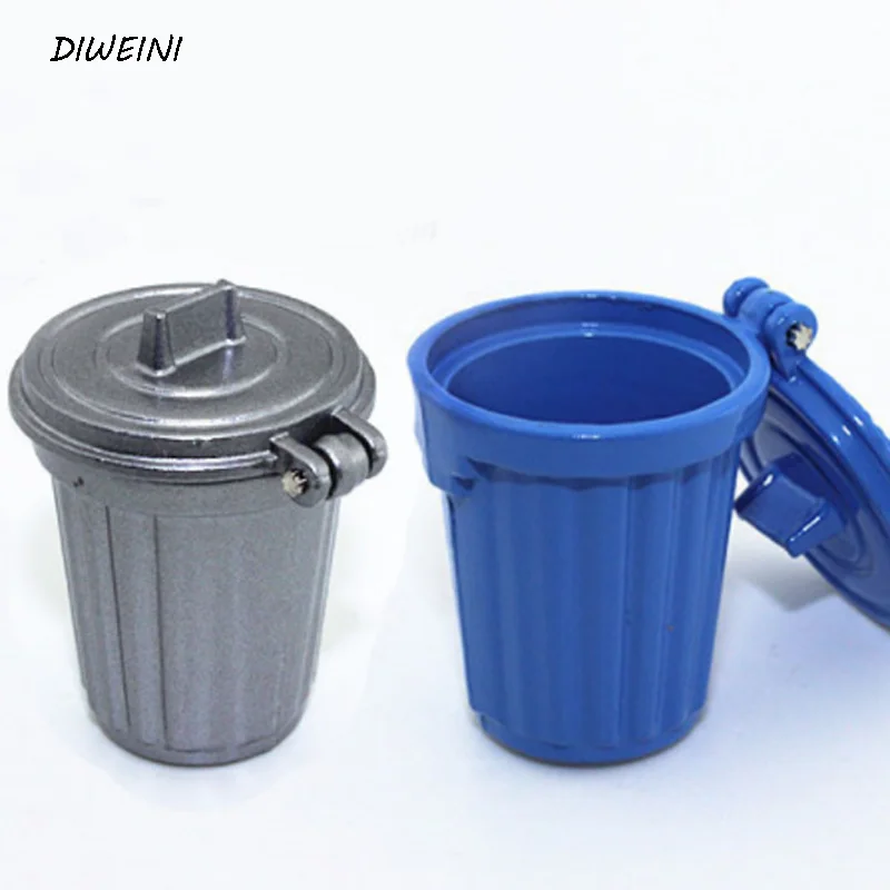 1 Pcs/set Kawaii 1:12 Miniature Dustbin / Trash Can Simulation Kitchen Action Figure Toys | Игрушки и хобби