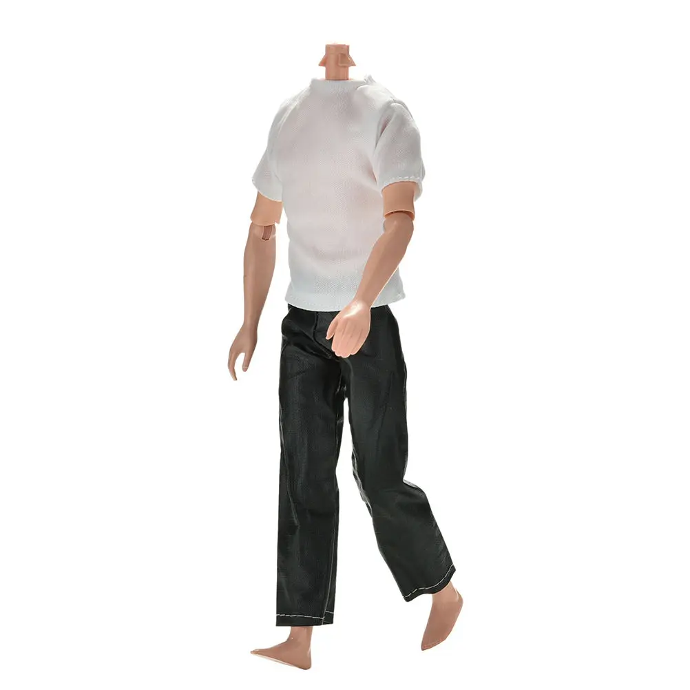 2 шт./компл. черные брюки белая футболка и дачная мебель для отдыха ручной работы!