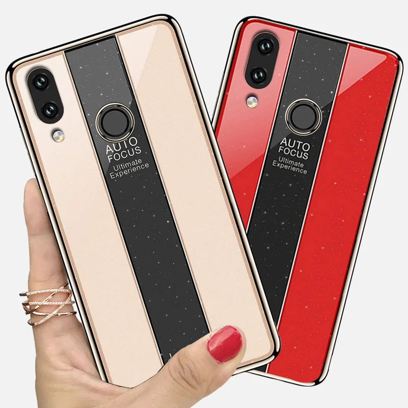 Чехол YonLinTan чехол для Xiaomi Redmi Note 6 Pro Note6 6Pro Роскошный Блестящий жесткий из