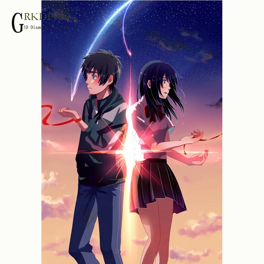 

Алмазная 5D Вышивка «сделай сам», полное круглое украшение, японская вышивка крестиком с вашим именем, мозаика, свадебное украшение